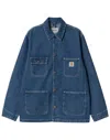 Carhartt Work In Progress Lincoln Denim Shirt Jacket In Navy