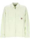 Carhartt Front Pocket Long Sleeves Jackets In Air Green