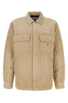 Carhartt Sand Corduroy Whitsome Shirt Jacket In Beige O Tan
