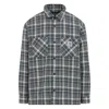Carhartt Wip Cronyn Dark Navy Cotton Shirt Jacket In Blue