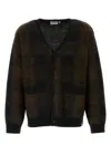 Carhartt Wip Embroidered Acrylic Blend Everson Cardigan In Brown