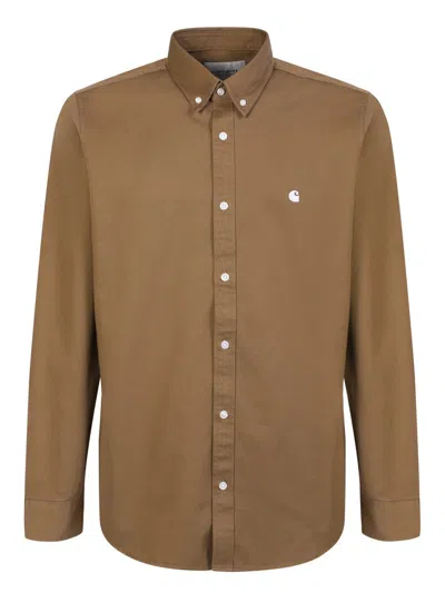 Carhartt Madison Shirt Camel In Brown