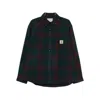 Carhartt Long Sleeve Plaid Shirt With Chest Pocket In Multi