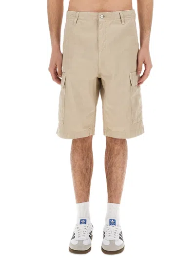 Carhartt Beige Solid Shorts In Neutral