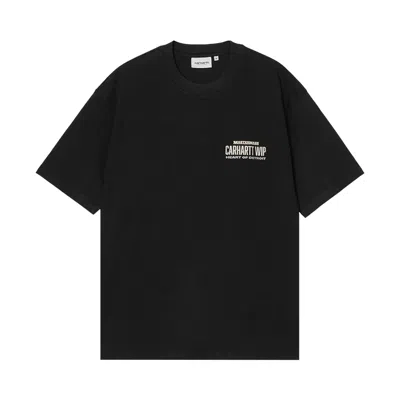 Pre-owned Carhartt Wip Short-sleeve Arcan T-shirt 'black' | Men's Size L