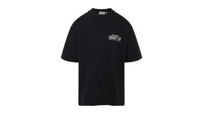 Pre-owned Carhartt Wip Short Sleeve Arcan T-shirt In Black