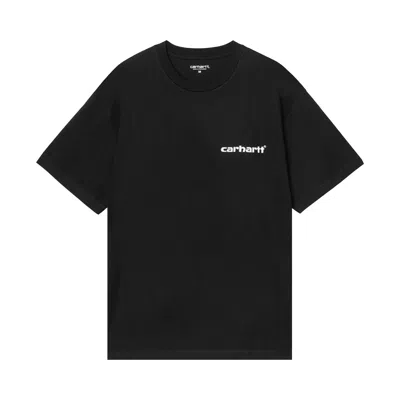 Pre-owned Carhartt Wip Short-sleeve Caps T-shirt 'black' | Men's Size Xl
