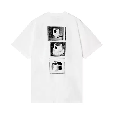 Pre-owned Carhartt Wip Short-sleeve Caps T-shirt 'white' | Men's Size S