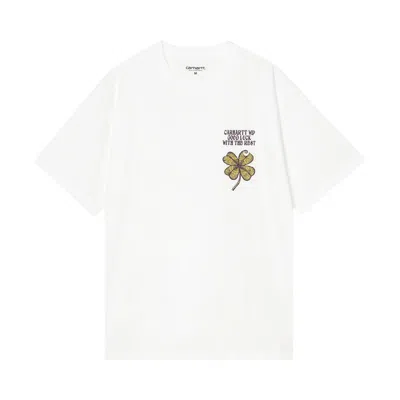 Pre-owned Carhartt Wip Short-sleeve Clover T-shirt 'white' | Men's Size L