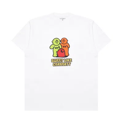 Pre-owned Carhartt Wip Short-sleeve Gummy T-shirt 'white' | Men's Size Xxl