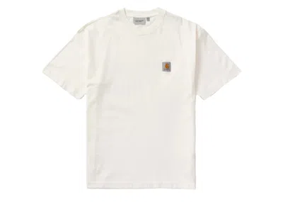Pre-owned Carhartt Wip Short Sleeve Nelson (garment Dyed) T-shirt In Wax