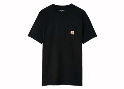 Pre-owned Carhartt Wip Short Sleeve Pocket T-shirt In Black