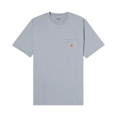 Pre-owned Carhartt Wip Short-sleeve Pocket T-shirt 'mirror' | Grey | Men's Size S In Gray