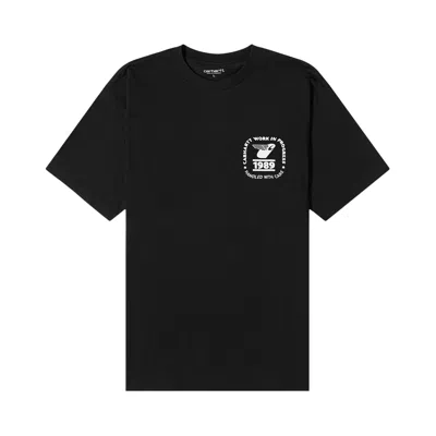 Pre-owned Carhartt Wip Short-sleeve Stamp State T-shirt 'black'