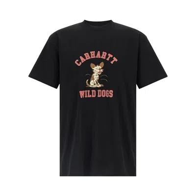 Pre-owned Carhartt Wip Short-sleeve Wild Dog T-shirt 'black' | Men's Size Xxl
