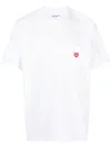 Carhartt Wip "short Sleeves Pocket Heart" T-shirt In White