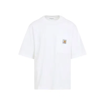 Carhartt Wip Short Sleeves Pocket T-shirt In White
