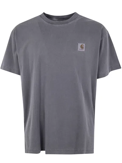Carhartt Wip "short Sleeves Vista" T-shirt In Gray