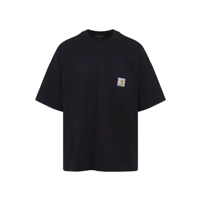 Carhartt Wip Short Sleeves Work Pocket T-shirt In Black