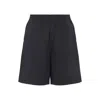 Carhartt Wip Embroidered Cotton Toland Short In Black