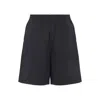 Carhartt Wip Embroidered Cotton Toland Short In Black