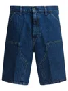 Carhartt Double Knee Denim Shorts In Blue