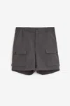 Carhartt Balto Bermuda Shorts In Grey