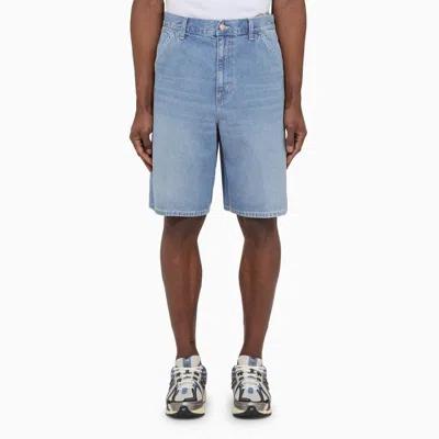 Carhartt Blue Simple Denim Shorts