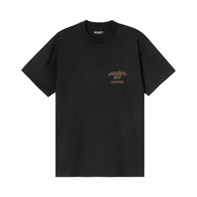 Pre-owned Carhartt Wip Short-sleeve Coffee Break T-shirt 'black' | Men's Size M