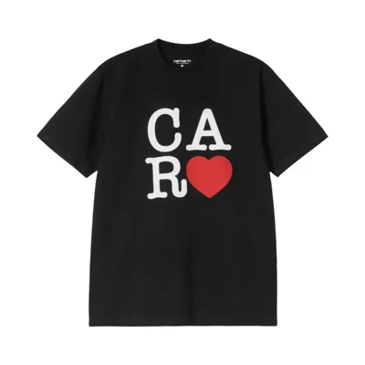 Pre-owned Carhartt Wip Short-sleeve I Hartt T-shirt 'black' | Men's Size L