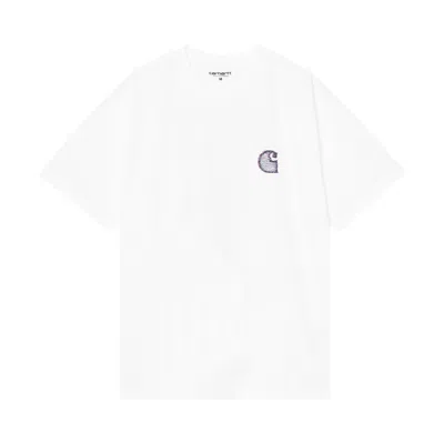 Pre-owned Carhartt Wip Short-sleeve Mind Your Head T-shirt 'white' | Men's Size M