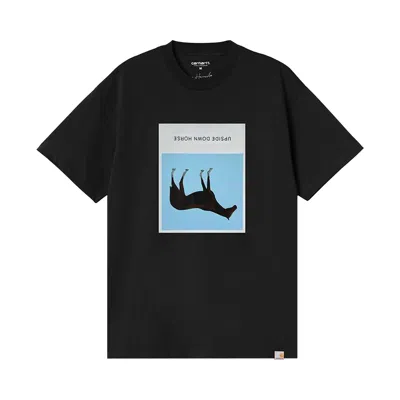 Pre-owned Carhartt Wip Short-sleeve Sean Hamilton 02 T-shirt 'black' | Men's Size M