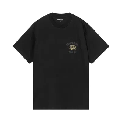 Pre-owned Carhartt Wip Short-sleeve Wild Life T-shirt 'black' | Men's Size L