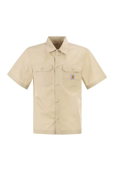 Carhartt Wip Short-sleeved Shirt In Neutral