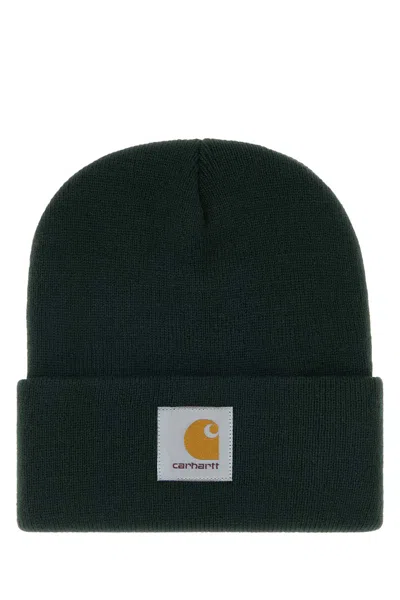 Carhartt Wip Shortwatch Beanie In Green