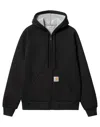 Carhartt Active Liner Fleece Hooded Jacket In Black