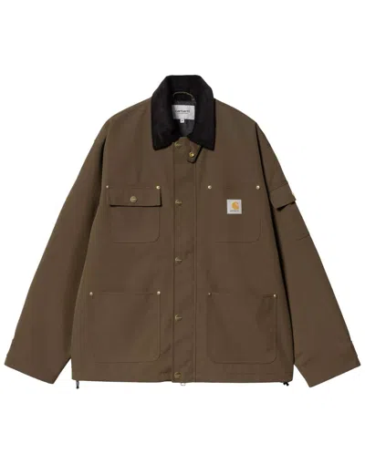 Carhartt Wip Shoulder Caps. In Brown