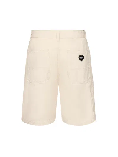 Carhartt Wip Sid Pants In White Cream