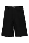 Carhartt Regular Waist Relaxed Fit Single Knee Shorts In Black