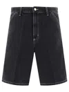Carhartt Rivet Bermuda Shorts In Black