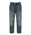 Carhartt Wip Single Knee Blue Worn Washed Jeans In Blue