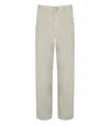 Carhartt Wip Single Knee Fleur De Sel Pants In Neutral