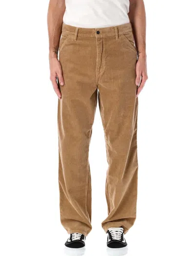 Carhartt Wip Single Knee Pant - Corduroy In Beige