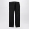 Carhartt Wip Single Knee Pant Black Rinsed In Organic Cotton