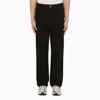 Carhartt Wip Single Knee Pant Black Rinsed In Organic Cotton