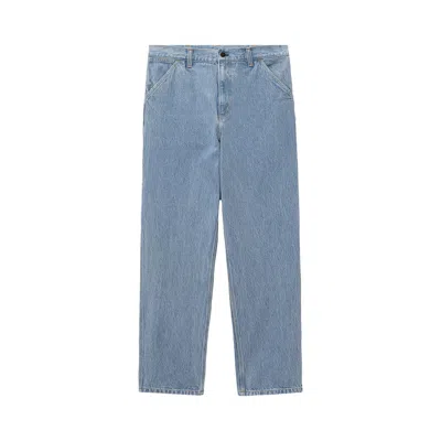 Pre-owned Carhartt Wip Single Knee Pant 'blue' | Men's Size 34