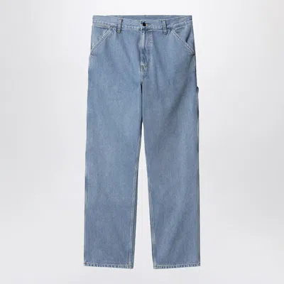 Carhartt Wip Single Knee Pant In In Blue