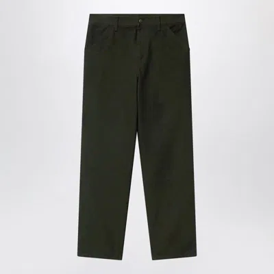 CARHARTT CARHARTT WIP  SINGLE KNEE PANT OLIVE IN ORGANIC COTTON