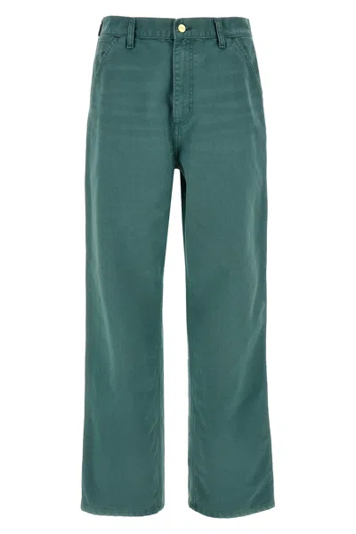 Carhartt Single Knee Trousers In Green