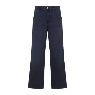 Carhartt Wip Single Knee Pants In Blue